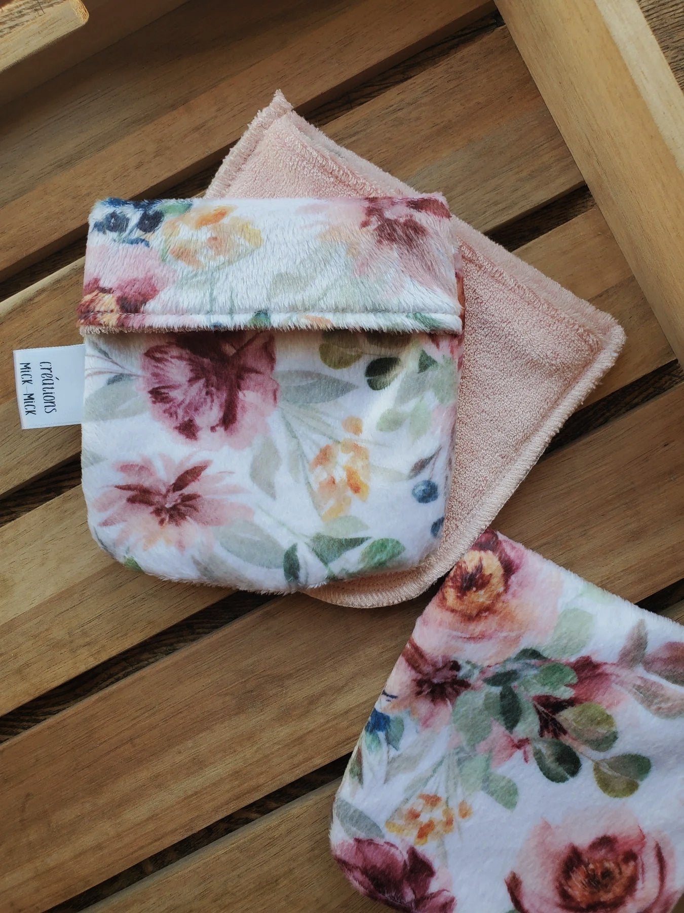 Mitaine de bain - Eucalyptus floral